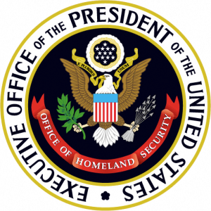 Seal of the White House Office of Homeland Security, which was formed by executive order on October 8, 2001, and later grew into the United States Department of Homeland Security. Extracted from archived version of White House State and Local actions for Homeland Security report. Author: U.S. Government