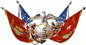 A rendition of the emblem on the flag of the U.S. Marine Corps (caption text from en.wikipedia as of 2008-09-06). 