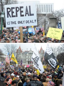 Anti-Safe rally Photo from the page of Assemblywoman Annie Rabbitt  