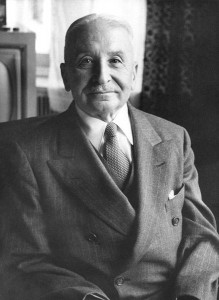 Ludwig Von Mises. Photo courtesy of the Ludwig Von Mises Institute. 