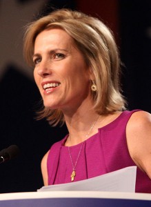 Laura Ingraham speaking at the Values Voter Summit in Washington D.C. on October 7, 2011. Author: Gage Skidmore 