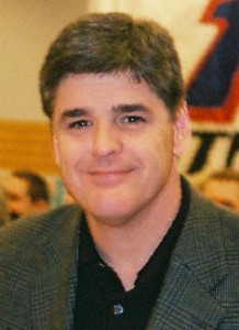 Sean Hannity at King of Prussia Mall, PA.Modified by CrazyLegsKC, original taken by Hello32020 Released into the Public Domain.
