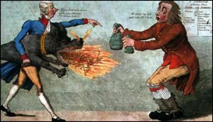 Gilray's cartoon of William Pitt's 1798 income tax