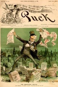 Scanned from 1890 political cartoon