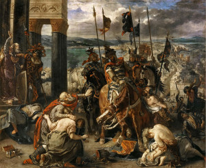 Eugène Ferdinand Victor DelacroixThe Entry of the Crusaders into Constantinople 1840 